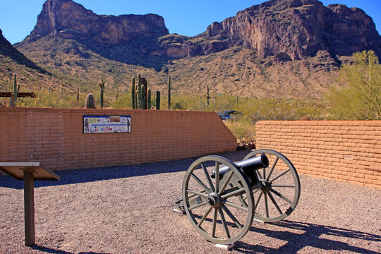 Civil War memorial to this location where in 1862 the Battle of Picacho Pass in Arizona took place.