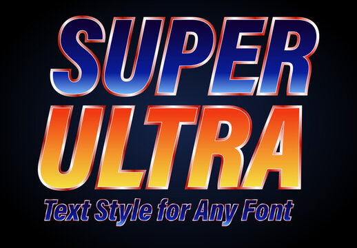 Blue-Yellow Combination Text Styles Layouts