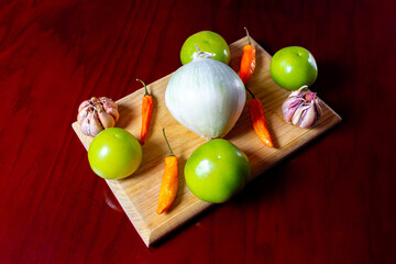 still life with vegetables