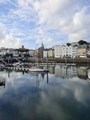 Obraz premium Guernsey Channel Islands, St Peter Port Harbour