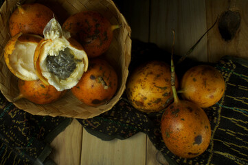 Passion fruit is known as Markisa in Indonesia.
