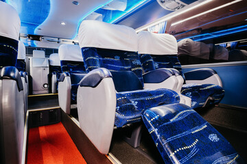 interior of a bus