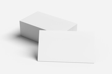 Blank Business Card A4 Mockup