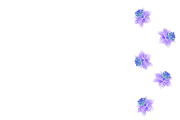 Obraz na płótnie Canvas Daffodil pattern. Floral background. Empty space for text