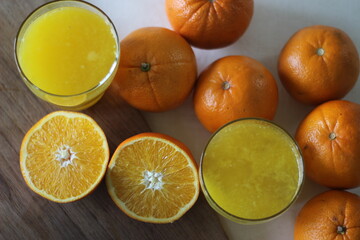 Glass of Kinnow Juice. It is juicier than orange and has more sour taste © Trending Now