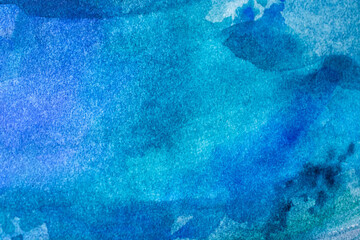 Fototapeta na wymiar blue watercolors on paper texture