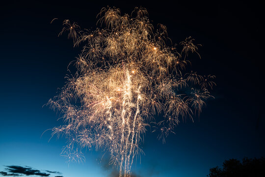 Fireworks At Dusk