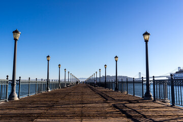 Obraz premium pier in the bay