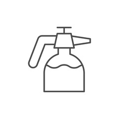 Garden sprayer line outline icon