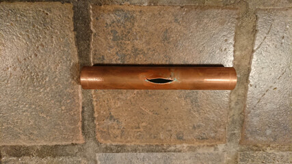 Copper water pipe that has burst from freezing  - 3/4