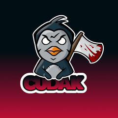 Pengunin mascot logo