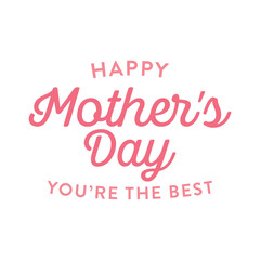 Fototapeta na wymiar Mother's Day Appreciation, Mother's Day Background, Mom's Day, Mom's Love, Happy Mother's Day Text, Mother's Day Greeting Card, Vector Text Background Illustration