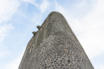 Fototapeta na wymiar Turm der Ruine Weidelsburg