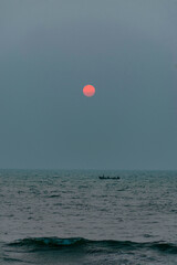 kite on the sea