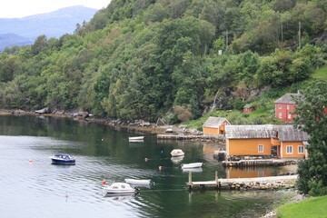 Fototapeta premium Sjotunet, Noruega. Paisajes de Noruega.