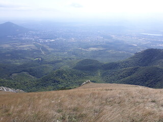 view from the top of the mountain
