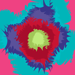 Vector abstract illustration. Illustration of a background of different colors.