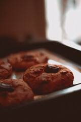 baking cookies