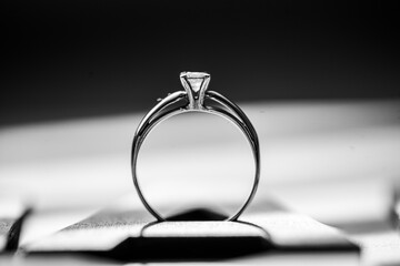 Engagement ring for a woman before marriage