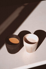 Coffee with Milk in the morning