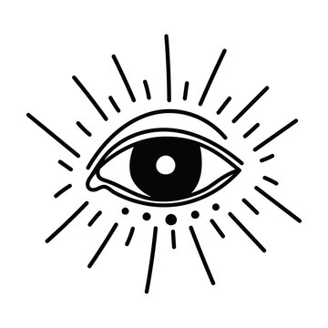 recommend clip art: minimalist tattoo of an eye
