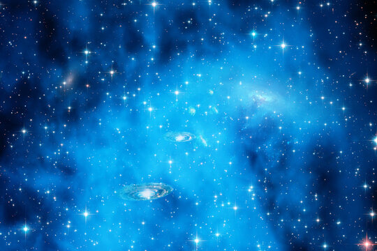 Space Background with Colorful Galaxy Cloud Nebula. The elements of this image furnished by NASA.