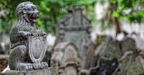 Jüdischer Friedhof in der Tschechischen Hauptstadt Prag