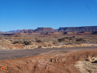 Rockville, Utah Driving into Zion National Park