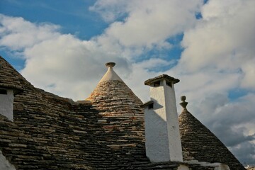 Fototapeta na wymiar Trulli, traditional houses of Puglia, Alberobello 