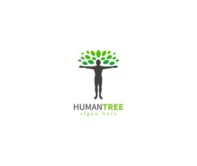 Human Tree logo design