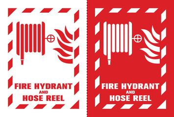 Fire Safety Symbol Sign, Vector Illustration, Label .EPS 10.