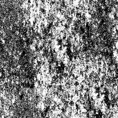 Grunge background black and white. Texture of chips, cracks, scratches, scuffs, dust, dirt. Dark monochrome surface. Old vintage vector pattern