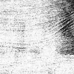 Grunge background black and white. Texture of chips, cracks, scratches, scuffs, dust, dirt. Dark monochrome surface. Old vintage vector pattern