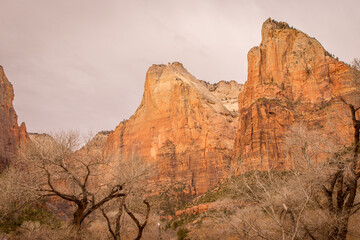 Court of the Patriarchs at Zion National Park
