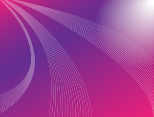Light leak background with dominant purple pink white color gradations and wavy sonar lines