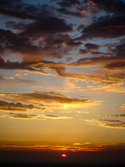 Fototapeta premium sunset over the sea