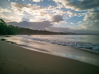 Fototapeta premium sunset on the beach