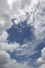 blue sky with clouds