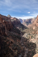 Canyon Overlook at Zion National Park Utah