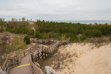 Indiana Dunes Stairs - Dune Succession Trail
