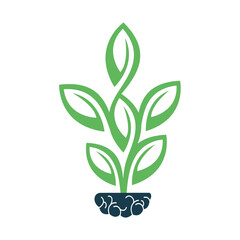 Modern brain tree logo design. Tree growth on brain educational logo vector.