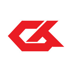 Letter GK Logo template