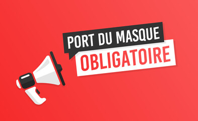 Port du masque obligatoire - Covid-19