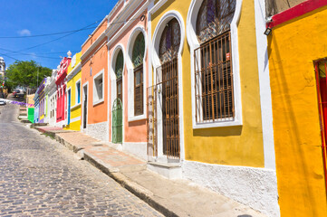Olinda, Old city street view, Brazil, South America