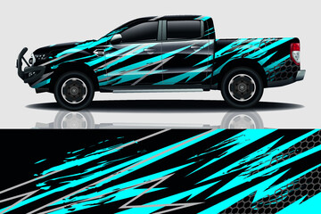 Car wrap graphic racing abstract background for wrap and vinyl sticker