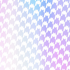 千鳥格子の背景　オーロラカラー