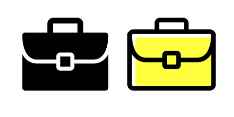 鞄, ビジネス, サラリーマンのベクターアイコンイラスト素材