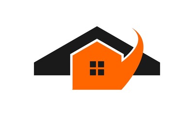 Creative house vector icon