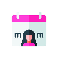 Happy Mother's Day Flat Icon Logo Illustration Vector Isolated. Happy Mother's Day Icon-Set. Suitable for Web Design, Logo, App, and Upscale Your Business.