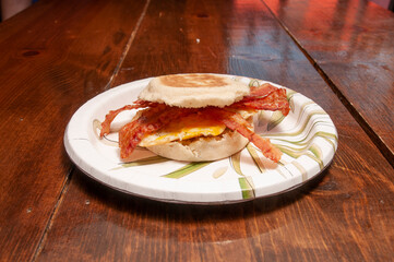 Bacon Egg and Cheese English Muffin